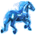 cheval divin hypergéante bleue
