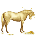 poney licorne poney de terre-neuve bai cerise