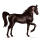 cheval de selle arabe gris truité