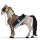 cheval de selle brumby cremello