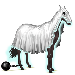 cheval de selle fantôme