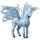 licorne de selle ailée Élément air