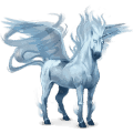 licorne de selle ailée Élément air
