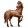 poney licorne shetland alezan crins lavés