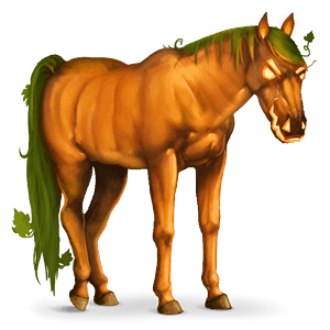 cheval de selle citrouille