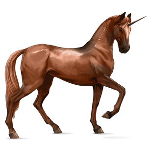 licorne de selle quarter horse alezan crins lavés
