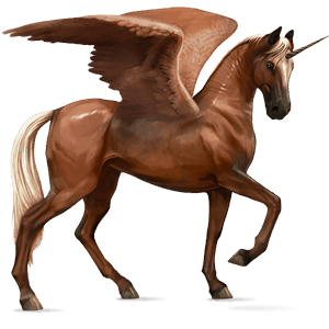 licorne de selle ailée marwari cremello