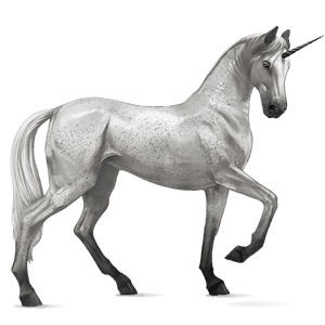 licorne de selle akhal-téké isabelle