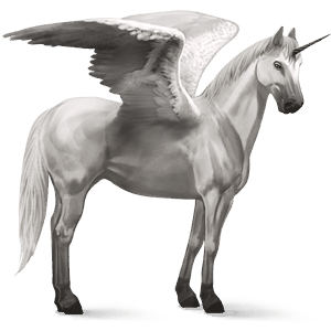 licorne de selle ailée donskaya alezan brûlé crins lavés