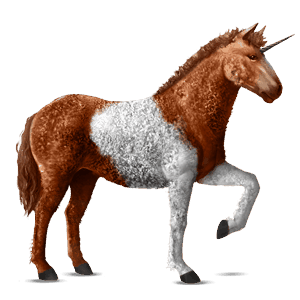 licorne de selle camargue gris pommelé