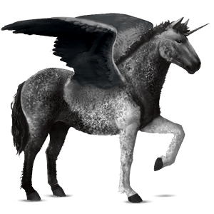 licorne de selle ailée hanovrien bai brûlé