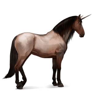 licorne de selle paso péruvien rouan