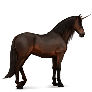 licorne de selle paso péruvien alezan brûlé