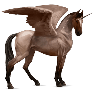 licorne de selle ailée marwari pie tobiano alezan brûlé