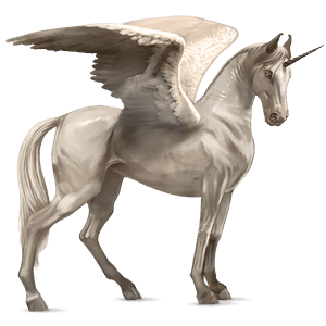 licorne de selle ailée donskaya alezan brûlé