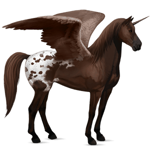 licorne de selle ailée trakehner cremello