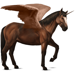 licorne de selle ailée trotteur orlov gris pommelé