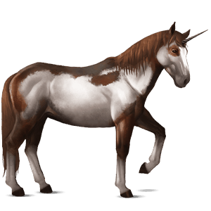 licorne de selle palomino palomino