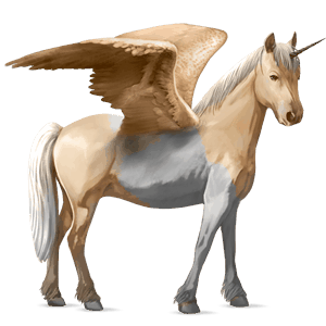 poney licorne ailé kerry bog pie tobiano isabelle