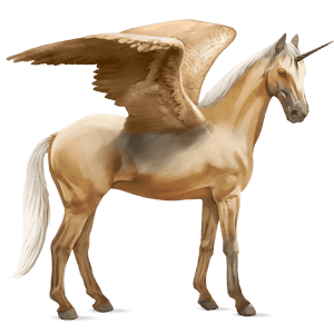licorne de selle ailée oldenbourg bai