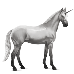 licorne de selle selle français gris clair