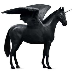 licorne de selle ailée donskaya noir