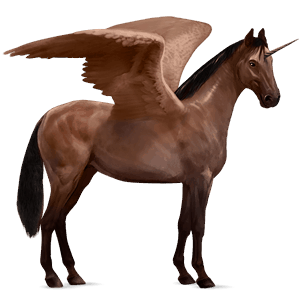 licorne de selle ailée donskaya bai