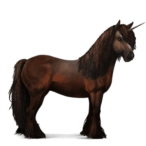 licorne de selle donskaya bai brûlé