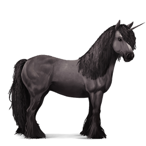 licorne de selle arabe gris truité
