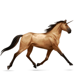 licorne de selle tennessee walker bai cerise