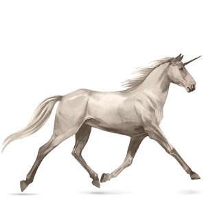 licorne de selle hackney alezan brûlé crins lavés