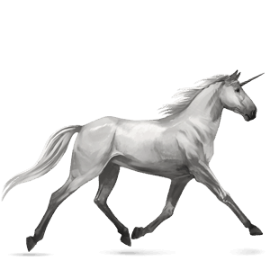 licorne de selle trotteur français bai brûlé