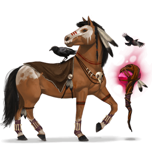 licorne de selle shaman