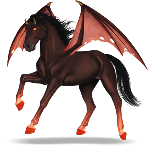 poney pégase ange démoniaque