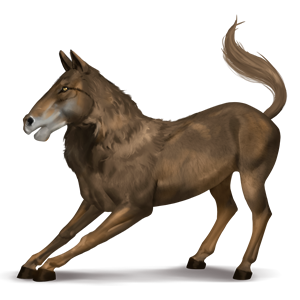 pégase de selle cheval-garou
