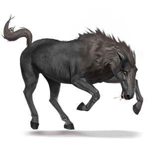 pégase de selle cheval-garou