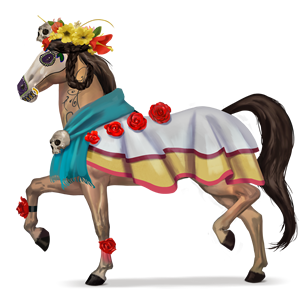 poney pégase niña de las flores