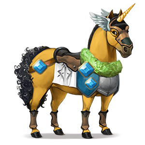 cheval de selle frizzy