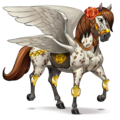 poney rose