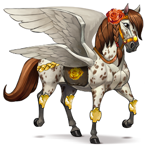 cheval de selle rose