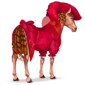 cheval de selle robe milady de winter