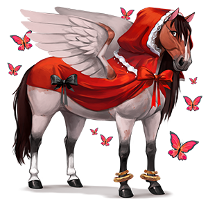 cheval de selle red