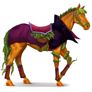 cheval de selle plaine