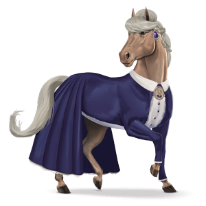 cheval de selle robe mme hudson