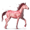 cheval des pierres précieuses agate