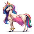 poney licorne kerry bog gris pommelé