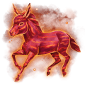 cheval divin naine brune