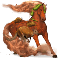 cheval de selle hanovrien bai cerise