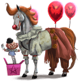 cheval de selle mangalarga marchador gris pommelé