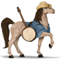 cheval de selle paso péruvien alezan